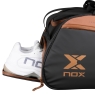 Padelschlägertasche NOX LUXURY Open SERIE schwarz-braun