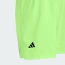 Jungen Kurzehose Adidas Club 3 Stripes Short JI9255 gelb