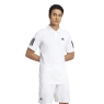 Tennis Poloshirt Adidas Club Tennis 3-Stripes Polo JE0412 weiss