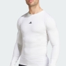 Tennis Tshirt Adidas Techfit Compression Training Long Sleeve JE6703 weiss