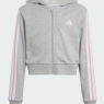 Mädchen Jacket Adidas Essentials Full-Zip Hoodie Kids JJ0949 grau