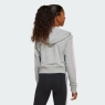 Mädchen Jacket Adidas Essentials Full-Zip Hoodie Kids JJ0949 grau