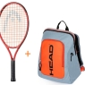 Kinder Tennisschläger Head Radical 23+ Kids Rebel Backpack 2025