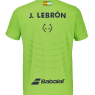 Herren Padel T-Shirt Babolat Crew Neck Tee Replica JL 6MF26012-8013 - Green Flash