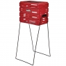 Ballkorb Tourna Ballport 80 rot