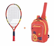 Kinder Tennisschläger Babolat BALLFIGHTER 21 + Kinderrucksack Babolat Junior Club Backpack orange Kinder Tennisschläger Babolat BALLFIGHTER 21 + Kinderrucksack Babolat Junior Club Backpack orange