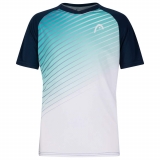 Tennis Kinder T-Shirt HEAD STRIKER 816201 blau-grün
