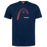 Junior Tennis T-Shirt HEAD CLUB CARL 816509 blau