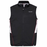 Tennis Head Gilet Club Vest M 811319 schwarz