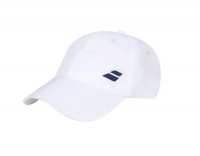 Kinder Tenniskappe Babolat Basic Logo Cap Junior 5JA1221-1000 weiss