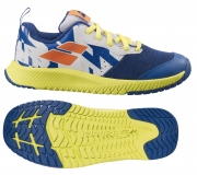 Kinder Tennisschuhe Babolat PULSION ALL COURT Junior blau-gelb