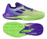 Kinder Tennisschuhe Babolat JET MACH 3 Clay junior jade lime