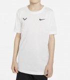Kinder Tennis T-Shirt Nike Rafa T-Shirt DD2304-100 weiss