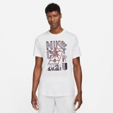 Tennis T-Shirt Nike NikeCourt T-Shirt DD2250-100 weiss