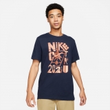 Tennis T-Shirt Nike NikeCourt T-Shirt DD2250-451 blau
