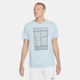Tennis T-Shirt Nike NikeCourt DC5246-440 blau