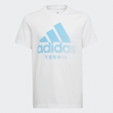 Kinder T-Shirt Adidas Tennis Aeroready Grahic Tee HA0959 weiss