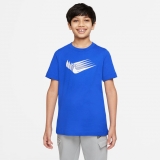 Kinder Tennis T-Shirt Nike Classic SS T-Shirt DO1824-480 blau