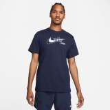 Tennis T-Shirt Nike NikeCourt Dri-FIT T-Shirt DD8376-452 blau