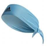 Tennis Stirnband Adidas Tennis Aeroready Tieband HM6716 blau