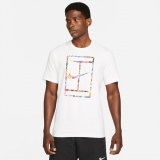 Tennis T-Shirt Nike NikeCourt T-Shirt DD8591-100 weiss