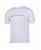 Tennis Training T-Shirt Babolat Exercise Tee 4MP1441-1000 weiss