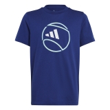 Jungen Tennis T-ShirtAdidas Graphic T-Shirt IC4982 blau