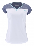 Mädchen T-Shirt Babolat Cap Sleeves Top 3GTE011-1079 weiss
