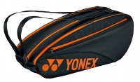 Tennistasche Yonex TEAM 6 schwarz-orange