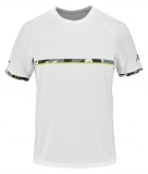 Herren Tennis T-Shirt Babolat Aero Crew Neck Tee 3MS23011-1000 weiss