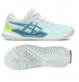 Kinder Tennisschuhe Asics Gel Resolution 9 GS HARD 1044A067-402