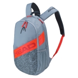 Tennisrucksack HEAD Elite Backpack  grau-orange 2023