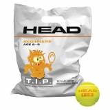 Kinder-Tennisbälle HEAD T.I.P. ORANGE Sack 72 Stk