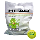 Kinder-Tennisbälle HEAD T.I.P. GREEN Sack 72 Stk