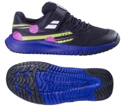 Kinder Tennisschuhe Babolat PULSION ALL COURT KID 2050 black/dark blue