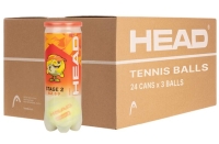 Kinder-Tennisbälle HEAD STAGE 2 orange - karton (72St)