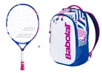 Kinder Tennisschläger Babolat - B´Fly 21 + Backpack Kids pink