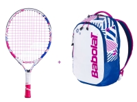 Kinder Tennisschläger Babolat - B´Fly 17 + Backpack Kids pink