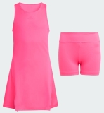 Mädchen Tenniskleid Adidas Club Tennis Climacool Dress KF0978 pink