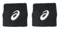 Asics Wristband Pair Tennis-Schweißbänder 3043A143-001 Schwarz