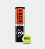 Tennisbälle Dunlop Fort CLAY COURT 4er