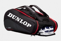 Tennistasche Dunlop CX Performance 15 RKT Thermo schwarz-rot Tennistasche Dunlop CX Performance 15 RKT Thermo schwarz-rot
