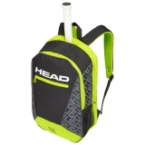 Tennisrucksack HEAD Core Backpack grau-gelb Tennisrucksack HEAD Core Backpack grau-gelb
