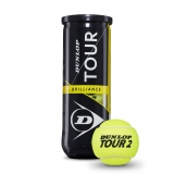 Tennisbälle DUNLOP Tour Brilliance 3er