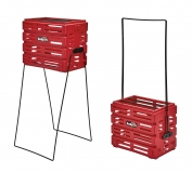 Ballkorb Tourna Ballport 80 rot