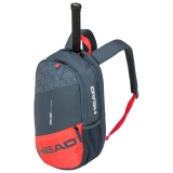 Tennisrucksack HEAD Elite Backpack grau-orange Tennisrucksack HEAD Elite Backpack grau-orange